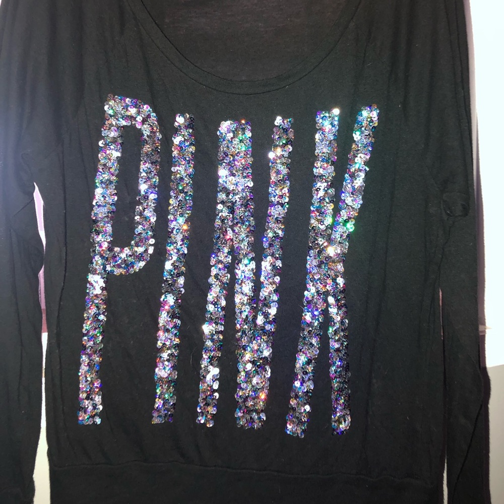 PINK Sequin Shirt